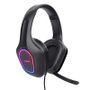 Trust GXT 416 Zirox Auricular Gaming RGB Negro Iluminación LED Multicolor Micrófono Plegable Control de Volumen